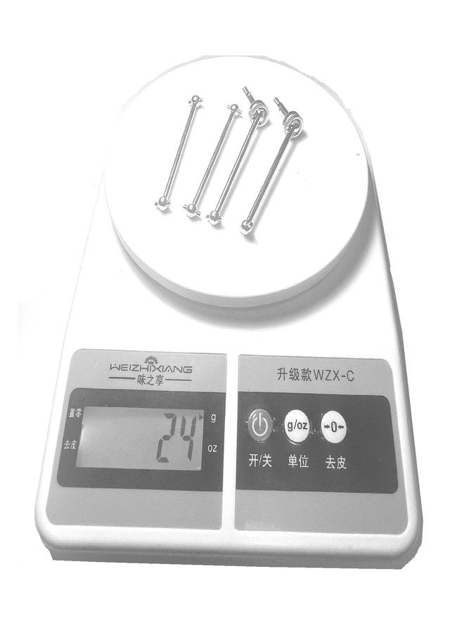 ZDingTech RC Metal CVD Drive Shaft Dogbone Joint Front Rear Set Upgrade Parts for WLtoys 144001 1/14 RC Car,124019 124018 124017 124016 144010 144002 RC Car Parts,1281+1315,4pcs - Image 4